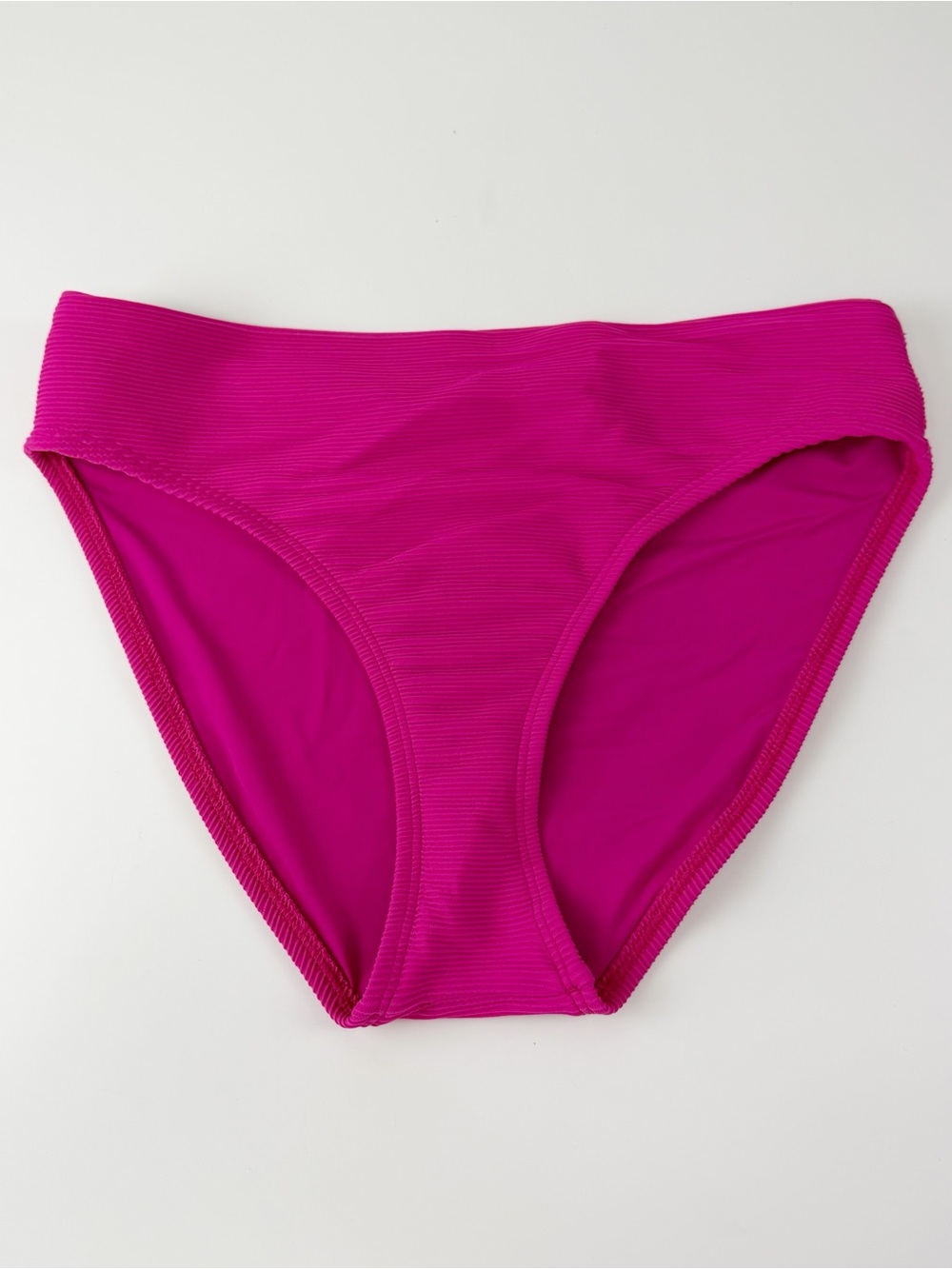 Tommy Bahama Bikini Bottom Womens Small Pink Ribbed Swim NWOT NEW
